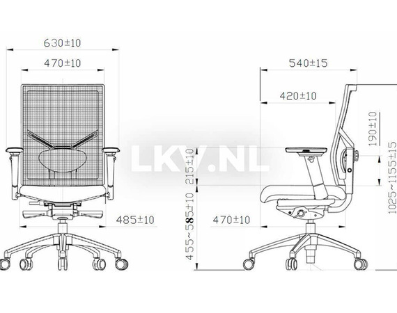 Bureaustoel Economy 241